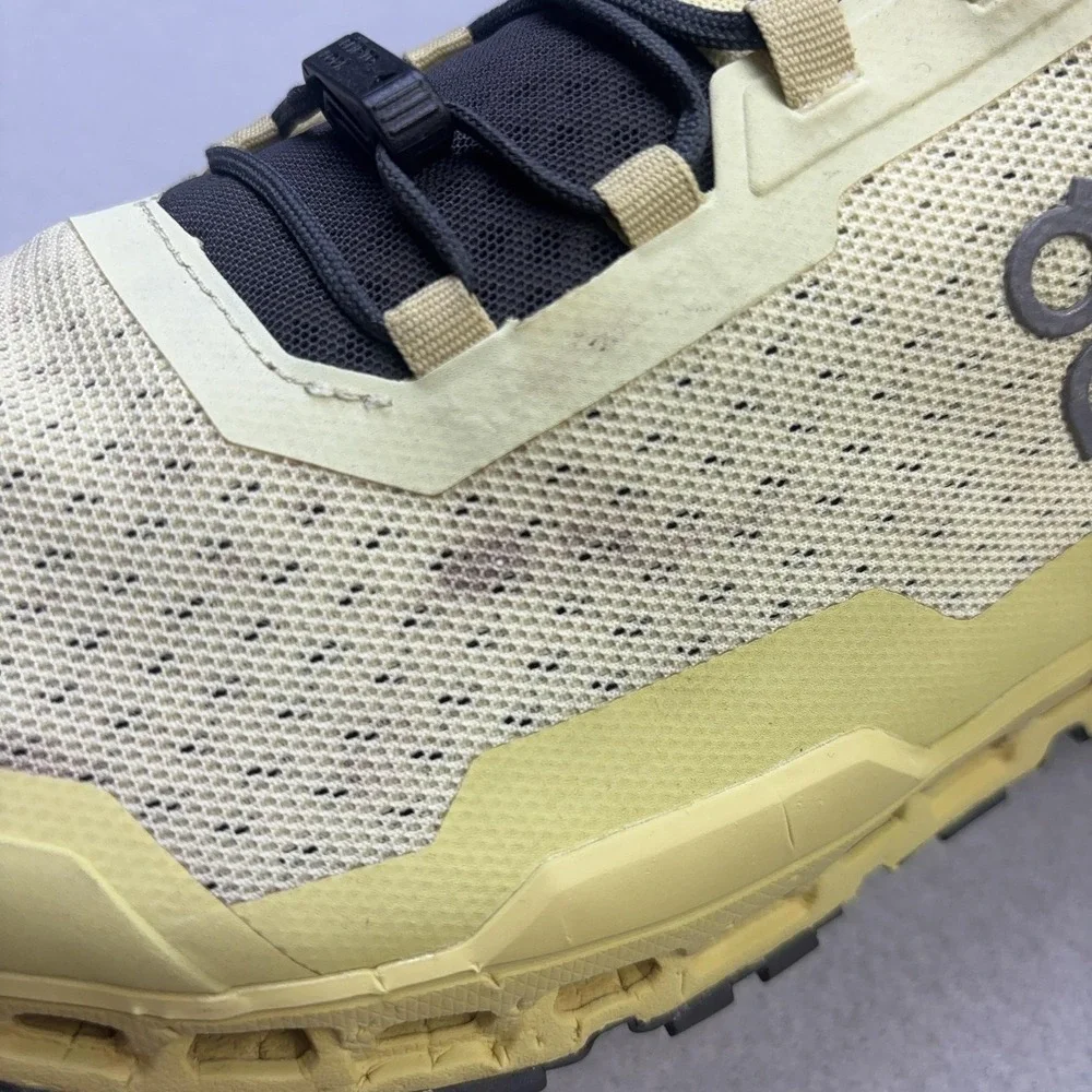 On Running Shoes Mens Size 13 Yellow Trail CloudTec Missiongrip Sneakers